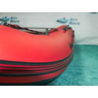 Лодка моторная килевая Kitt Boats 360 НДНД красно-черный